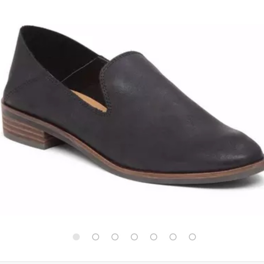 Lucky Brand Cahill black leather loafers